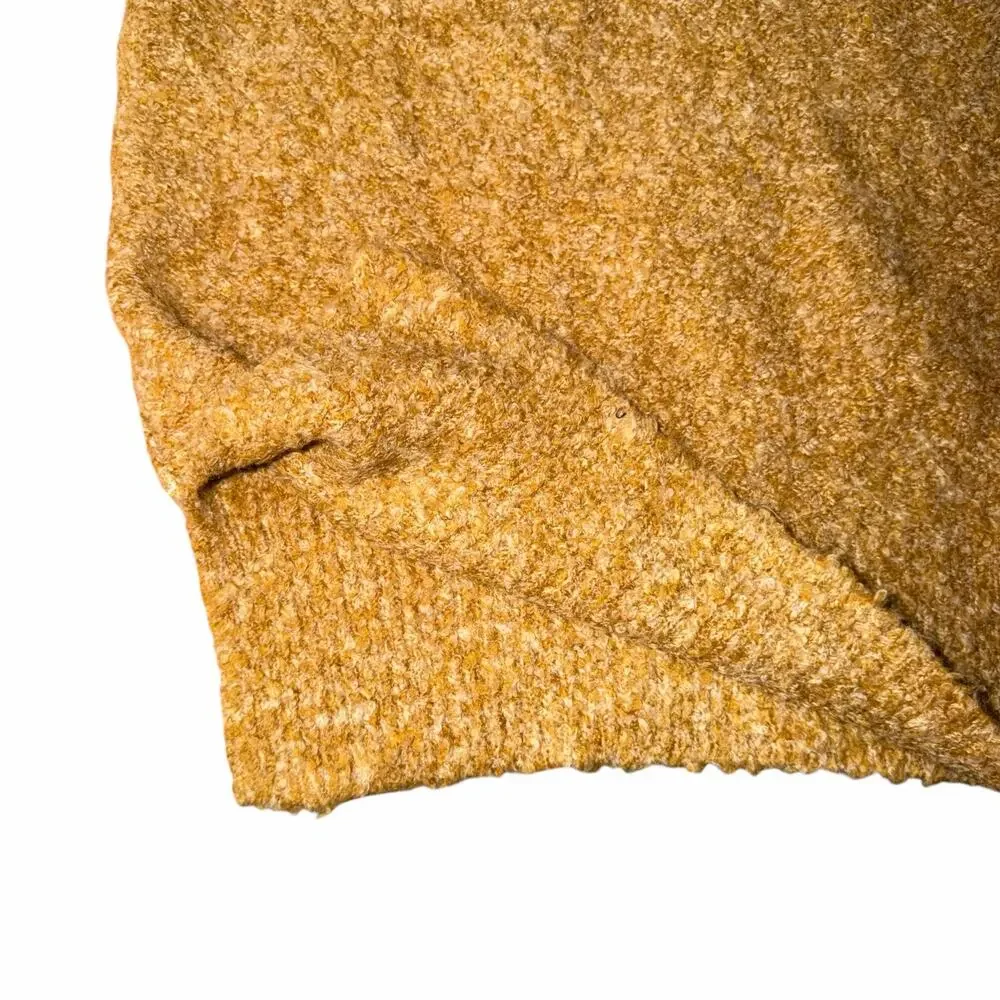 Free People Moira Slouchy Tunic Sweater Honey Marled Knit Small
